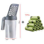 Cat Litter Shovel Scoop for Pet Filter Clean Toilet Garbage Picker Cat Supplies Accessory Cat Litter Box Self Cleaning