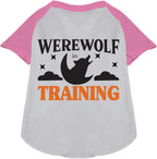 Werewolf in Training Pet Raglan Shirt