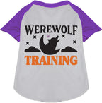 Werewolf in Training Pet Raglan Shirt