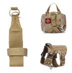 Tactical Dog Clothes Quick Disassembly Dog Vest Outdoor Pet Training Clothes
