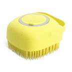 Pet Dog Shampoo Massager Brush Cat Massage Comb Grooming Scrubber Shower Brush For Bathing Short Hair Soft Silicone Brushes