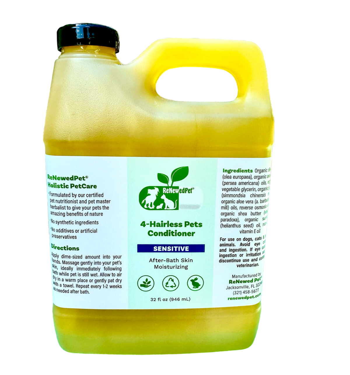 4-HAIRLESS PETS SENSITIVE CONDITIONER