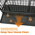 37" Stackable Heavy Duty Dog Crate 371D03