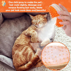 Cat Steam Brush Upgraded 4 In1 Steamy Cat Brush For Shedding Cat Brush Steamer For Massage Multifunctional Cat Hair Grooming Brush Pet Hair Removal Tool With Ringworm Detector For Cats Dogs