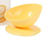 Pet Solid Color Large Caliber Anti Spill Cat Bowl