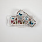 Festival Pet Glass Butter Dish