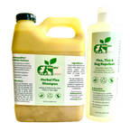 FLEA-X KIT: Flea Shampoo, Flea Tick Bug Repellent