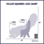 Feller Squirrel Plush Dog Toy