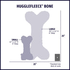 HuggleFleece® 2' Plush Bone Dog Toy