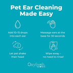 Oxyfresh Advanced Pet Ear Cleaner for Dogs & Cats Sting-Free 8 oz