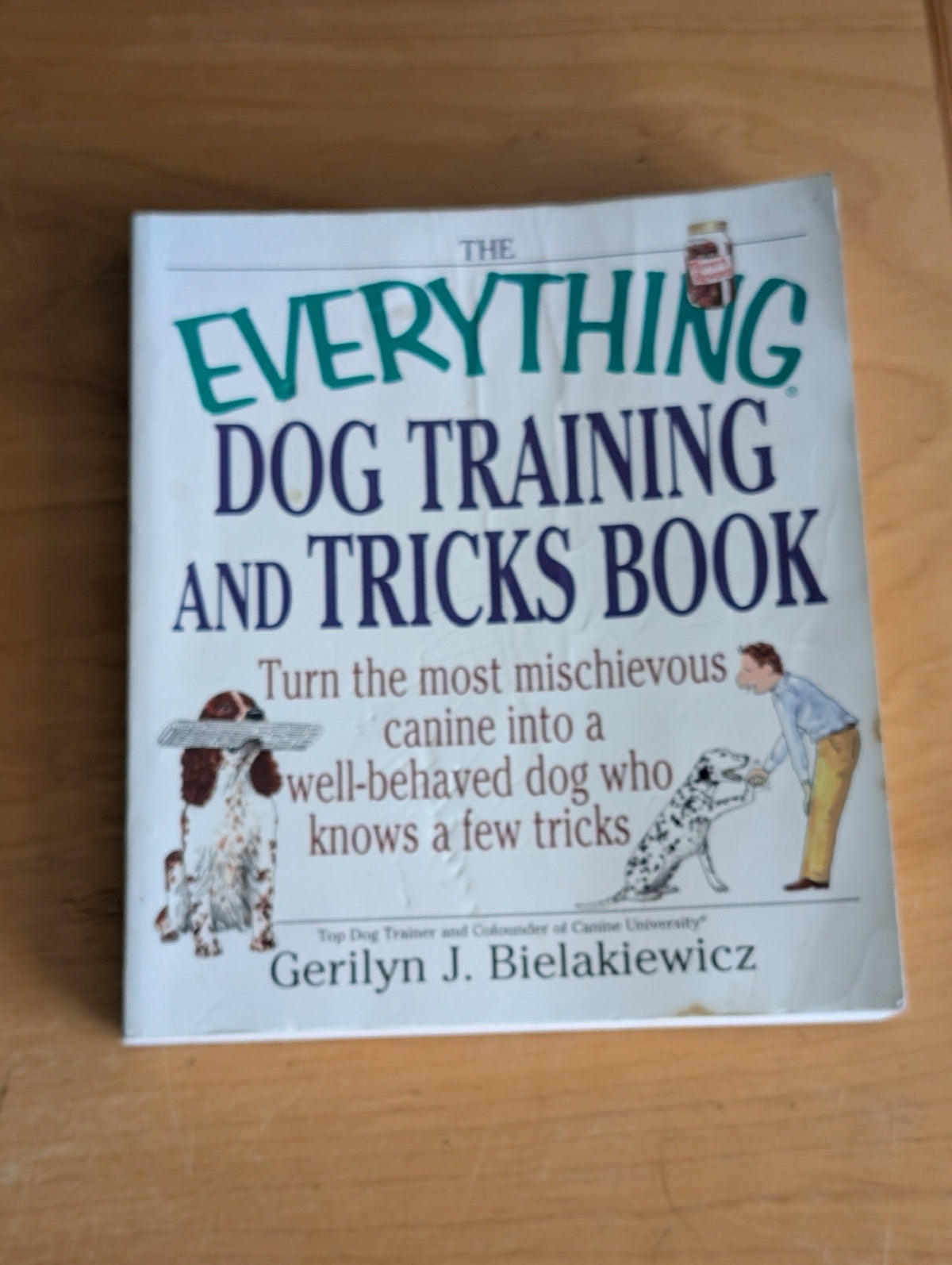 The Everything Dog Training and Tricks Book by Gerilyn J. Bielakiewicz (Pets, How-to, 1998, dog training, dog tricks, obedience training, puppy guide, Everything series)