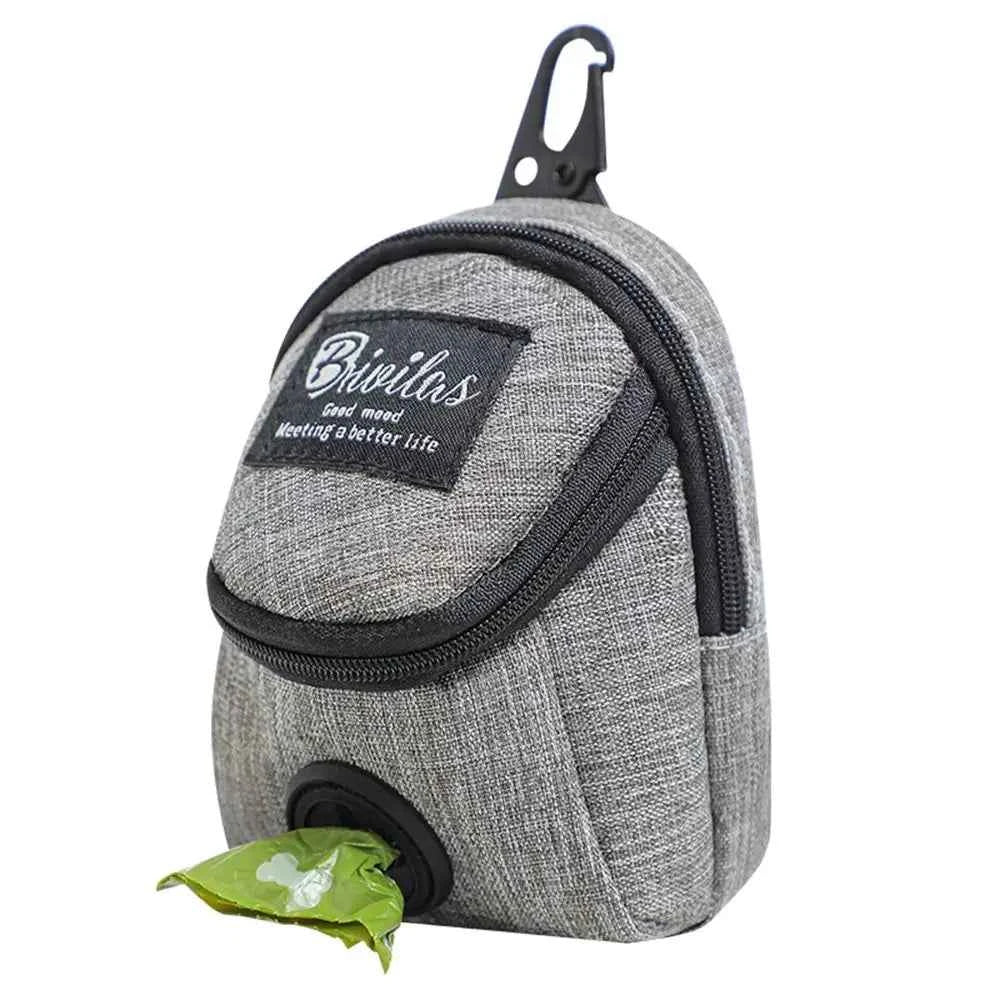 Portable Dog Treat Pouch – Training & Travel Bag with Poop Dispenser