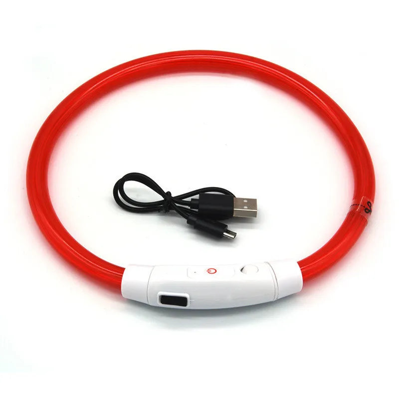 LED Dog Luminous Collar for Night Safety