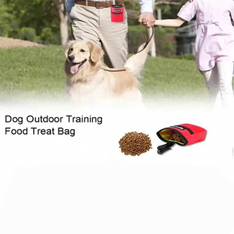 Pet Dog Training Treat Pouch – Puppy Snack Reward Waist Bag for Obedience & Agility Training