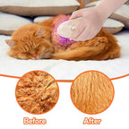 Cat Steam Brush Upgraded 4 In1 Steamy Cat Brush For Shedding Cat Brush Steamer For Massage Multifunctional Cat Hair Grooming Brush Pet Hair Removal Tool With Ringworm Detector For Cats Dogs