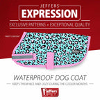 Jeffers Expression 600D Waterproof Ripstop Dog Coat, 240 Gram
