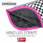 Jeffers Expression 600D Waterproof Ripstop Dog Coat, 240 Gram