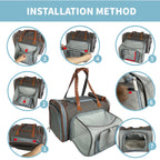 Mr. Peanut's Gold Series Big Apple XL Expandable Pet Carrier V3.0